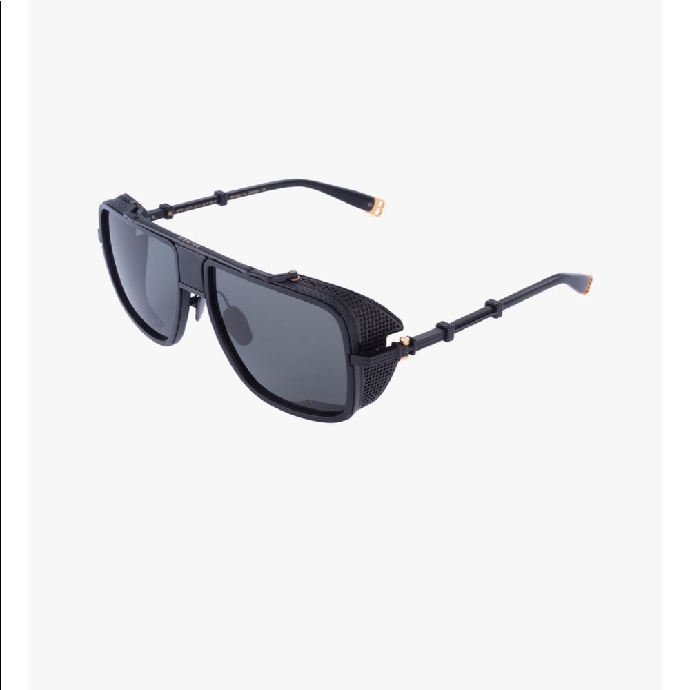 Balmain Paris - Black metal O.R. sunglasses
